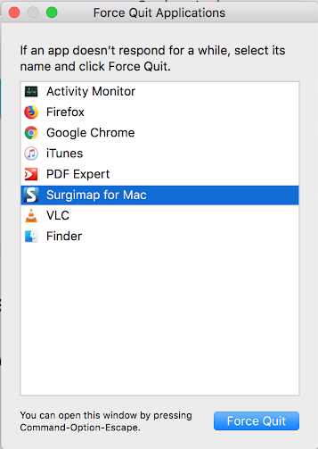 Application quit. Клик Форс. Surgimap. Chrome://Tune/.
